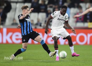 Club Brugge defeats Baba Rahman’s PAOK in Europa Conference League in 1/8 finals