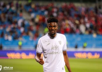 Ghanaian midfielder Bernard Mensah on target as Al Taee beat Al Riyadh