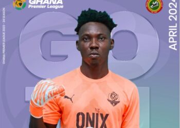 Accra Lions goalkeeper Andrews Owusu named Goalkeeper of the Month
