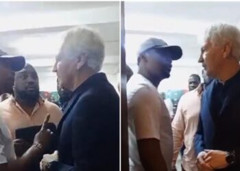 VIDEO: “I am the president, you don’t talk to me like that” – Samuel Eto’o clashes with new Cameroon coach Marc Brys in a heated argument