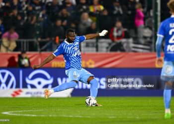 Ghanaian defender Nicholas Opoku secures spot in French Ligue 2 Team of the Week
