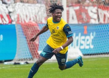 Ghanaian youngster Richmond Gyamfi registers assist in Hobro’s draw with SønderjyskE