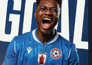 Kwadwo Asamoah’s goal propels FK Panevezys to victory in Lithuanian TOPsport A League