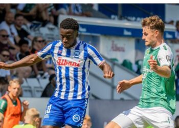 Ghanaian defender Leeroy Owusu assists in Odense BK’s narrow loss to Odense