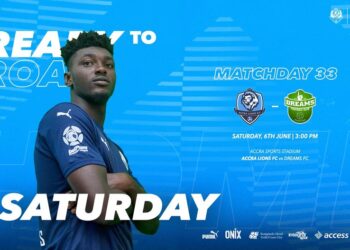 Ghana Premier League Week 33: Accra Lions face off against Dreams FC