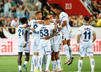 Alexander Djiku reacts to Fenerbahçe’s win over Lugano in UEFA Champions League playoff tie