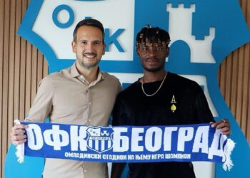 Ghanaian midfielder Edmund Addo joins OFK Belgrade on loan from Red Star Belgrade 