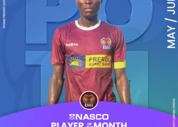 GPL: Ebenezer Aban named NASCO player of the Month for May/June