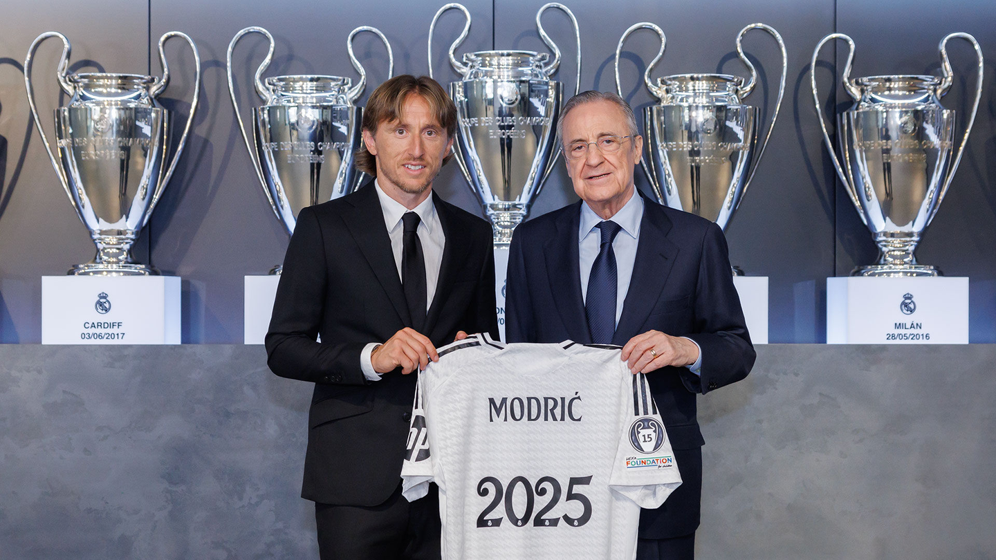 Luka Modrić signs contract extension with Real Madrid until June 2025