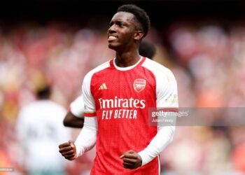 English giant Arsenal open to selling Ghana’s target Eddie Nketiah to Olympique Marseille