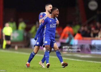 Ghanaian forward Abdul Fatawu Issahaku starts for Leicester tonight at home to Tottenham