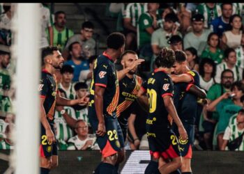 Ghanaian young forward Gabriel Misehouy announces his presence in La Liga in style as he scores to rescue Girona from defeat in Betis