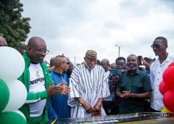 GFA president Kurt Okraku commissions state-of-the-art football pitch at Ghanaman Soccer Centre of Excellence