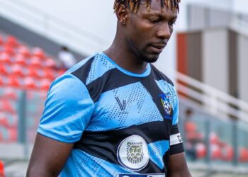 Medeama SC goalkeeper Appiah Kubi keeps two clean, excited to help Yellow and Mauve