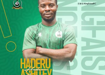 Former Hearts, Kotoko attacker Ollenu Ashitey joins King Faisal