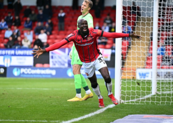 Ghanaian forward Albert Adomah on target for Walsall