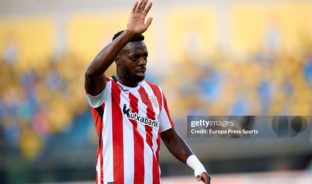 LAS PALMAS DE GRAN CANARIA - SPA, SPAIN - SEPTEMBER 15: Inaki Williams of Athletic Club looks on during the Spanish league, La Liga EA Sports, football match played between UD Las Palmas and Athletic Club at Estadio Gran Canaria on September 15, 2024, in Las Palmas de Gran Canaria, Spain. (Photo By Gabriel Jimenez/Europa Press via Getty Images)