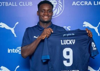Nigerian striker Lucky Nwafor joins GPL side Accra Lions