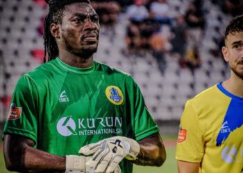 Ghanaian goalkeeper Razak Abalora gets a spot in Albanian top-flight team of the week