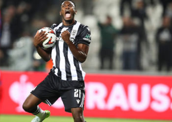 VIDEO:  Baba Rahman scores late equalizer in PAOK’s Europa League 2-2 draw against Viktoria Plzeň