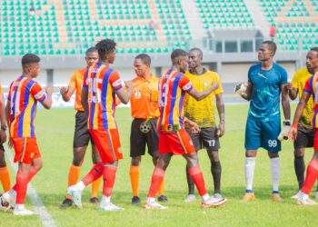 MTN FA CUP: Mawuli Wayo’s brace powers Hearts of Oak to dominant 4-0 victory over Immigration FC