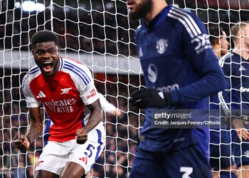 Thomas Partey grabs assist in Arsenal’s victory over Manchester United