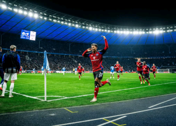 Ransford Yeboah Königsdörffer scores superlative for Hamburg at Berlin