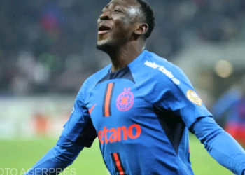 Ghanaian midfielder Baba Alhassan speaks after scoring first in Romania