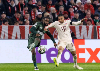 Michael Olise reflects on facing former teammate Jeffrey Schlupp in Champions League clash