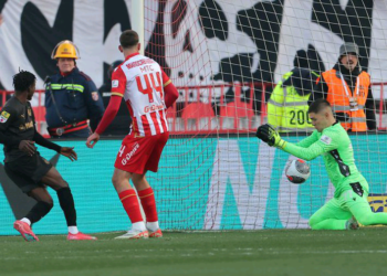 Zubairu Ibrahim scores as Partizan draw 3-3 against Red Star in Belgrade derby