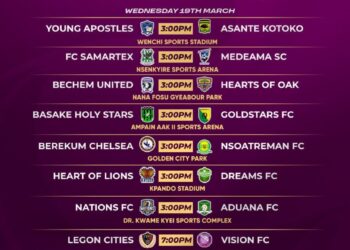 Ghana Premier League set for midweek matchday 20 fixtures after schedule adjustments
