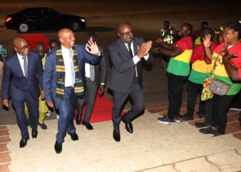 CAF President Dr. Patrice MOTSEPE arrives in Accra for key meetings ahead of African Schools Football Championship final