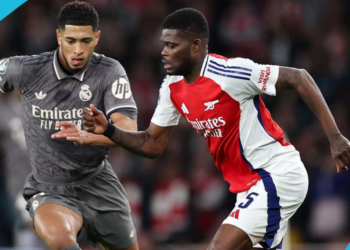 Thomas Partey’s masterclass performance helps Arsenal thrash Real Madrid 3-0 in UCL quarter-final first