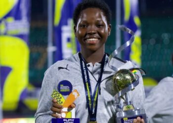 Ghana U-15 Girls’ team goalkeeper, Precious Akanguwie wins Golden Glove