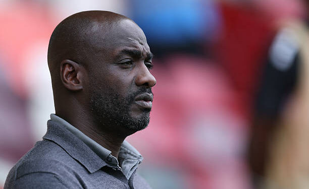 BRENTFORD, ENGLAND - MAY 31: Otto Addo manager / head coach of Ghana during The Unity Cup 3rd/4th Play Off match between Ghana and Trinidad and Tobago at Gtech Community Stadium on May 31, 2025 in Brentford, England. (Photo by Catherine Ivill - AMA/Getty Images)