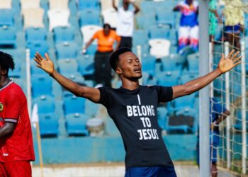 Emmanuel Annor fined by GFA for religious goal celebration against Kotoko
