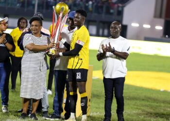 Kotoko captain Frederick Asare celebrates “Special Day” after FA Cup triumph