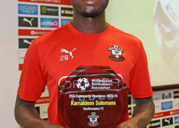Kamaldeen Sulemana named Southampton’s PFA Community Champion for 2024/25