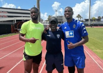 Laryea Kingston links up with Paul Pogba and Kevin Danso