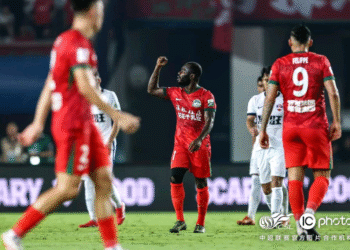 Frank Acheampong named in Chinese Super League Team of the Month for June