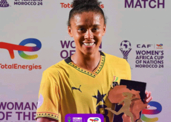 Chantelle Boye-Hlorkah shines as she wins Player-Of-The-Match award in Black Queens’ first WAFCON victory