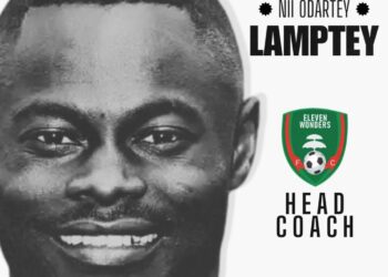 Nii Odartey Lamptey appointed head coach of Legon Eleven Wonders