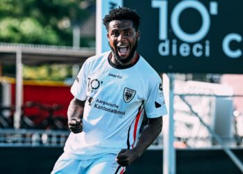 Ghanaian forward Afriyie Barnieh bags brace in FC Aarau’s 3-0 victory over Stade Lausanne in Swiss League