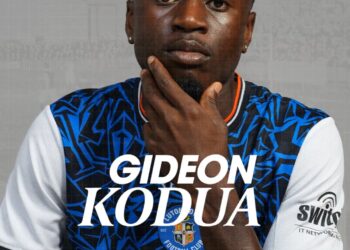 Gideon Kudua scores for Luton Town