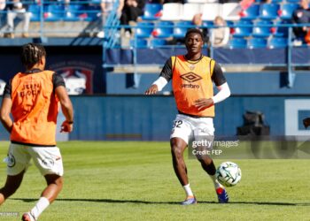 Nathaniel Adjei returns to FC Lorient training after year-long injury layoff