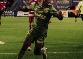 Augustine Boakye named Player of the Match against Clermont Foot after scoring