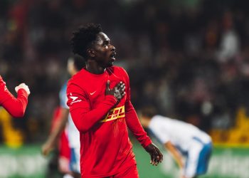 Black Stars Alert: Prince Amoako jr scores fifth goal of the season for FC Nordsjaelland